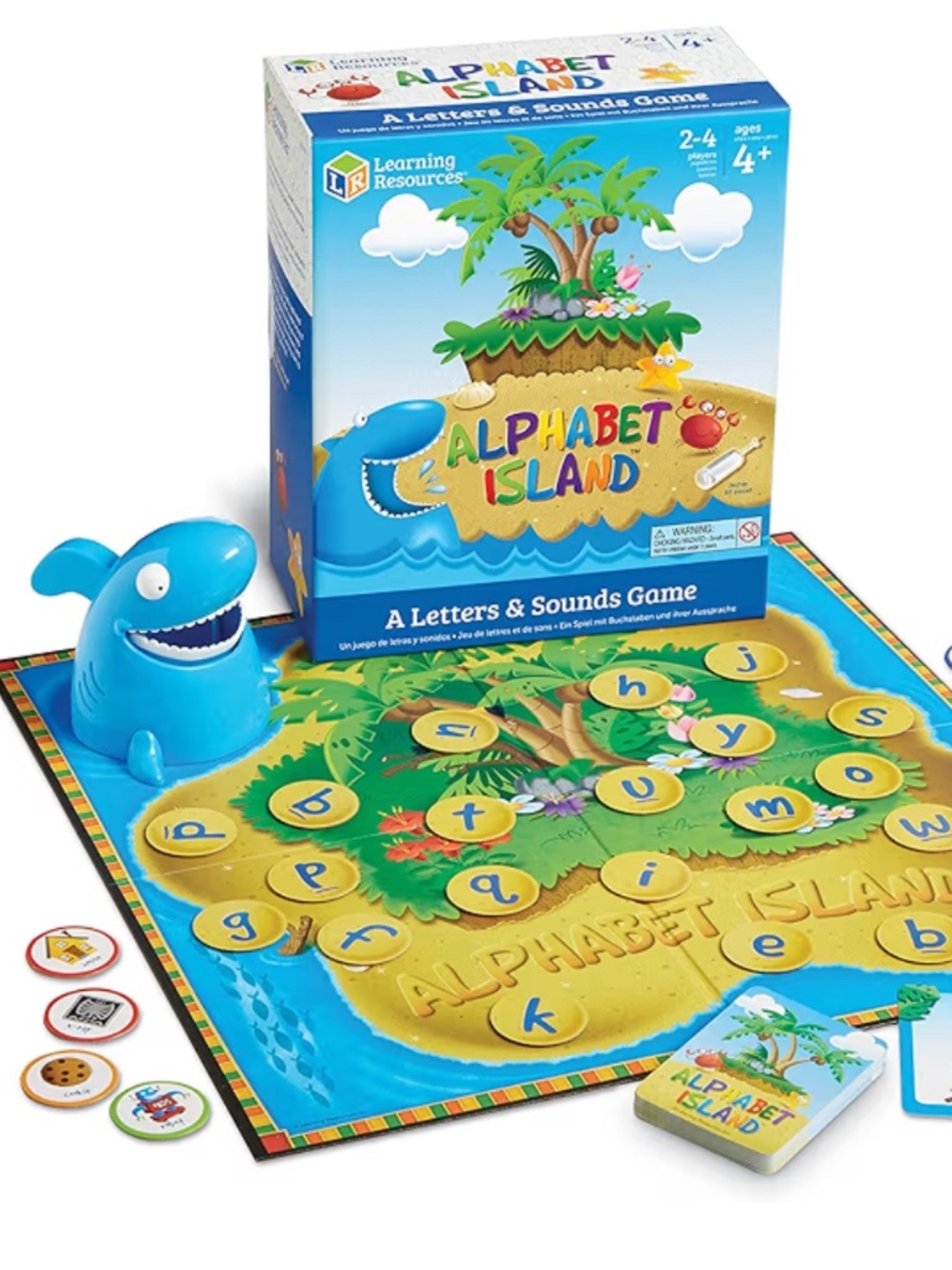 Learning Resources Alphabet Island Game= vocab/ letters/spelling